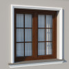 DLE22 Listwa elewacyjna styropianowa dekoracyjna, mała listwa wokół okna, mała listwa styropianowa, producent sztukaterii